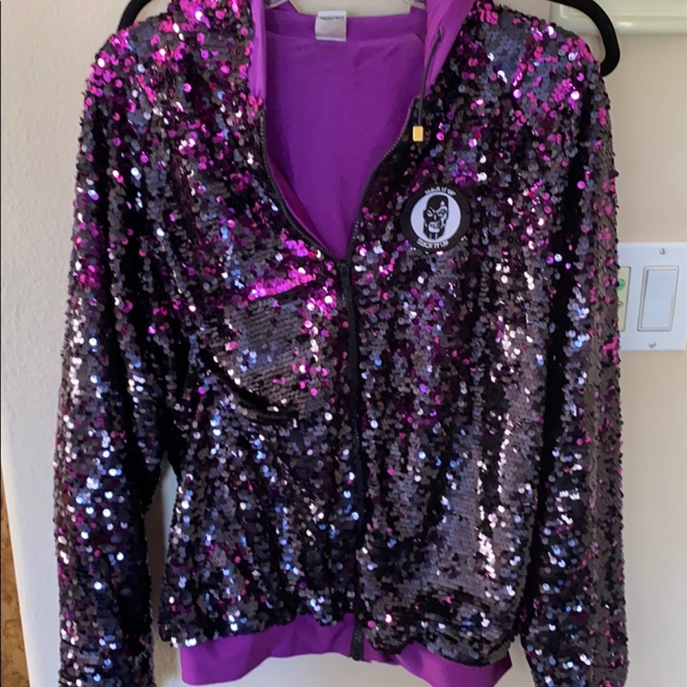 COPY - GORGEOUS Slick it Up sequin jacket M/L